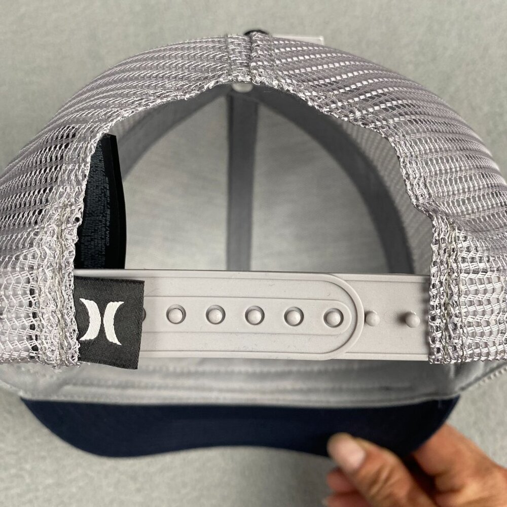Hurley Sportswear Trucker SnapBack Hat Cap Blue Adult,Adjustable,One Size - Picture 4 of 8